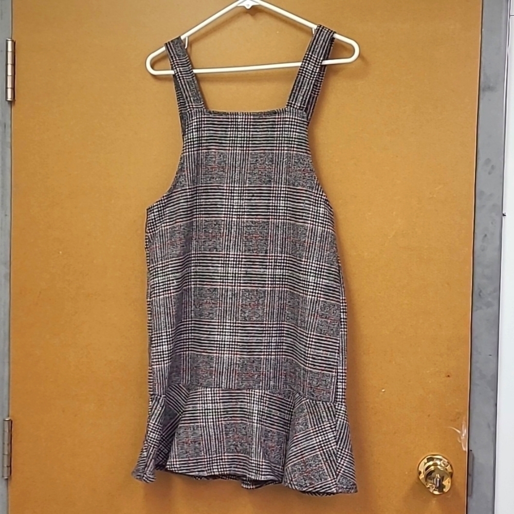 Mill Studio Black and White Plaid Tweed Style Jumper - Picture 2 of 8